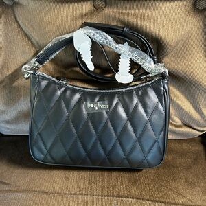 Brand New Nine West Peetra Mini black purse.